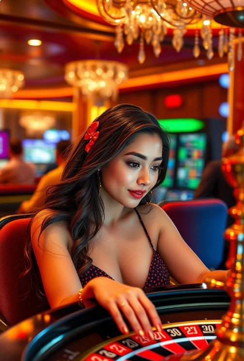 Live dealer table with real cards and professional studio setup at slot88 wibu69jp